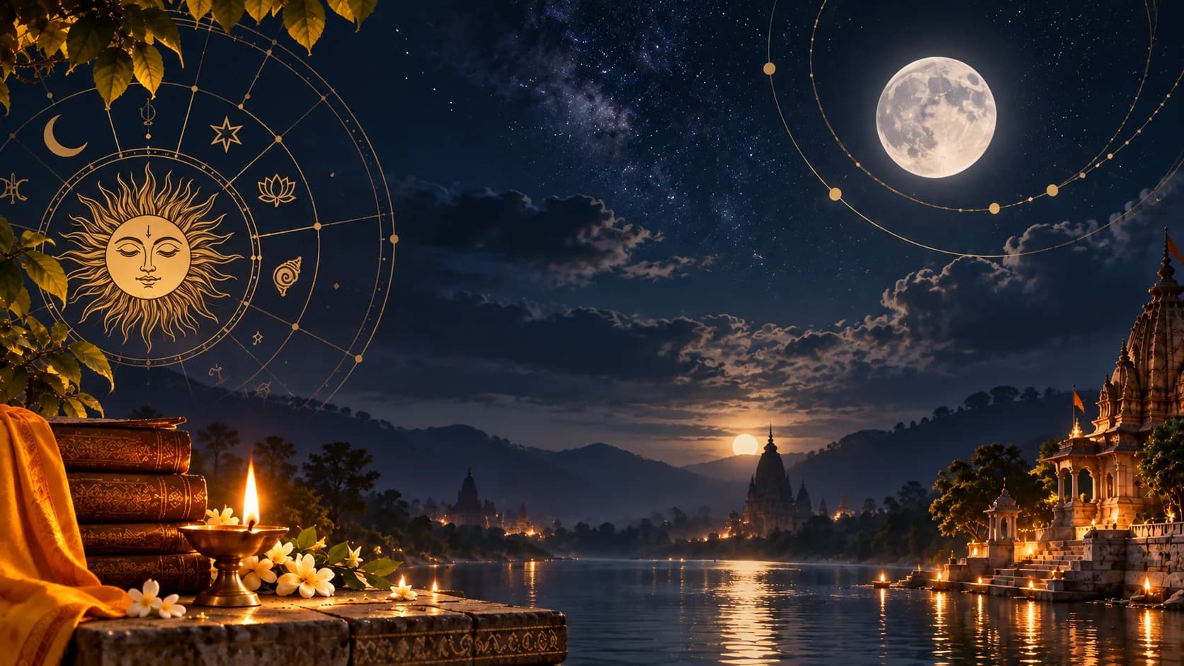 Sacred Vedic Midnight Aarti & Cosmos